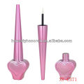 Moda rosa plástico cosméticos eyeliner tubo líquido eyeliner caneta embalagem colorido líquido eyelash recipiente